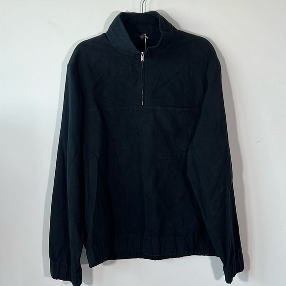 COS Half Zip Pull Over Black - Picture 2 of 4